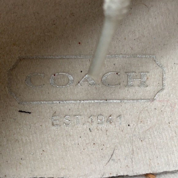 Coach Katelyn size 7 tan sneakers - Picture 6 of 8